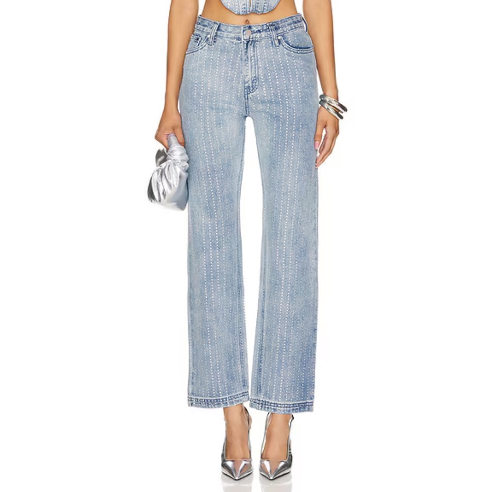 Superdown embellished jeans